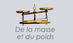 De la masse et du poids