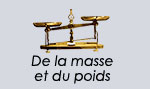 De la masse et du poids
